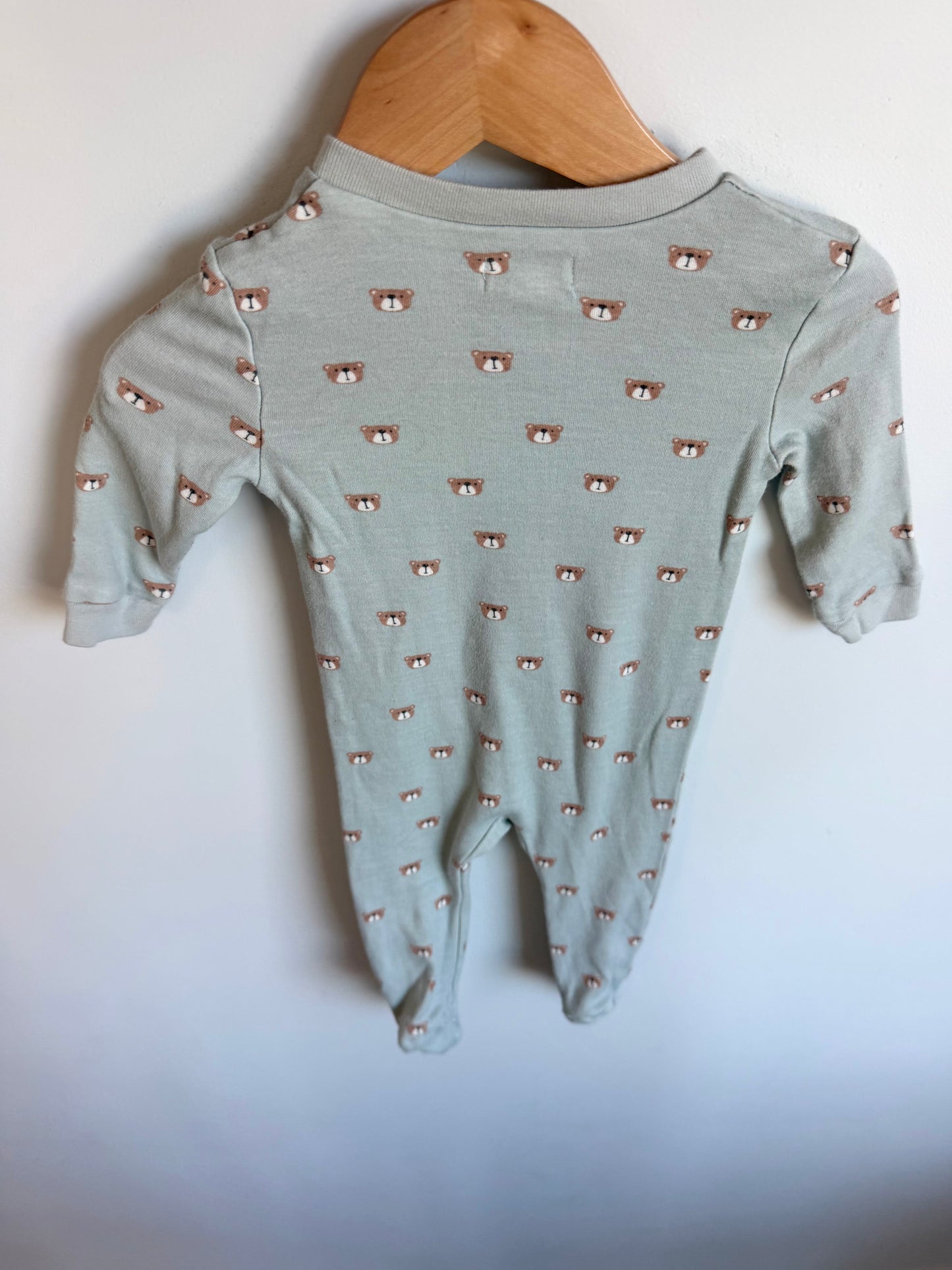 Bear 2 Way Zipper Sleeper / 3-6m