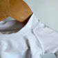 White Long Sleeve Swim Top / 3-6m