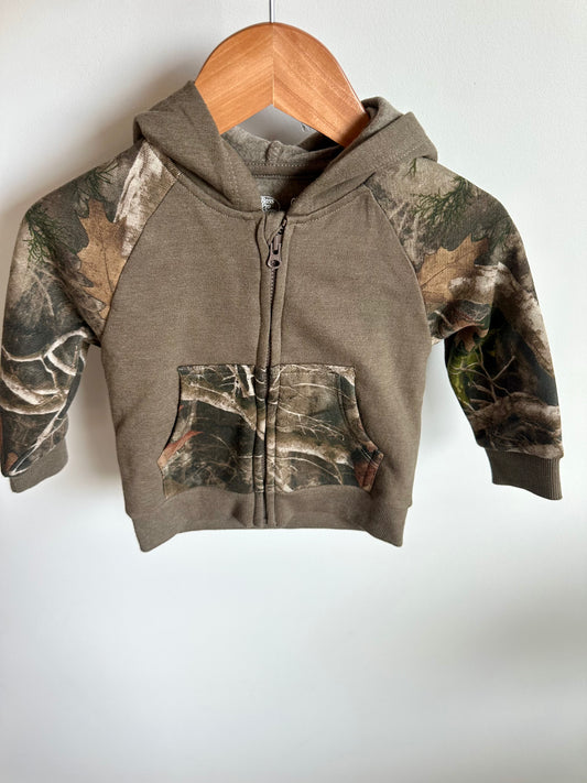 Camo Zipper Hoodie / 9m