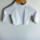 White Long Sleeve Swim Top / 3-6m