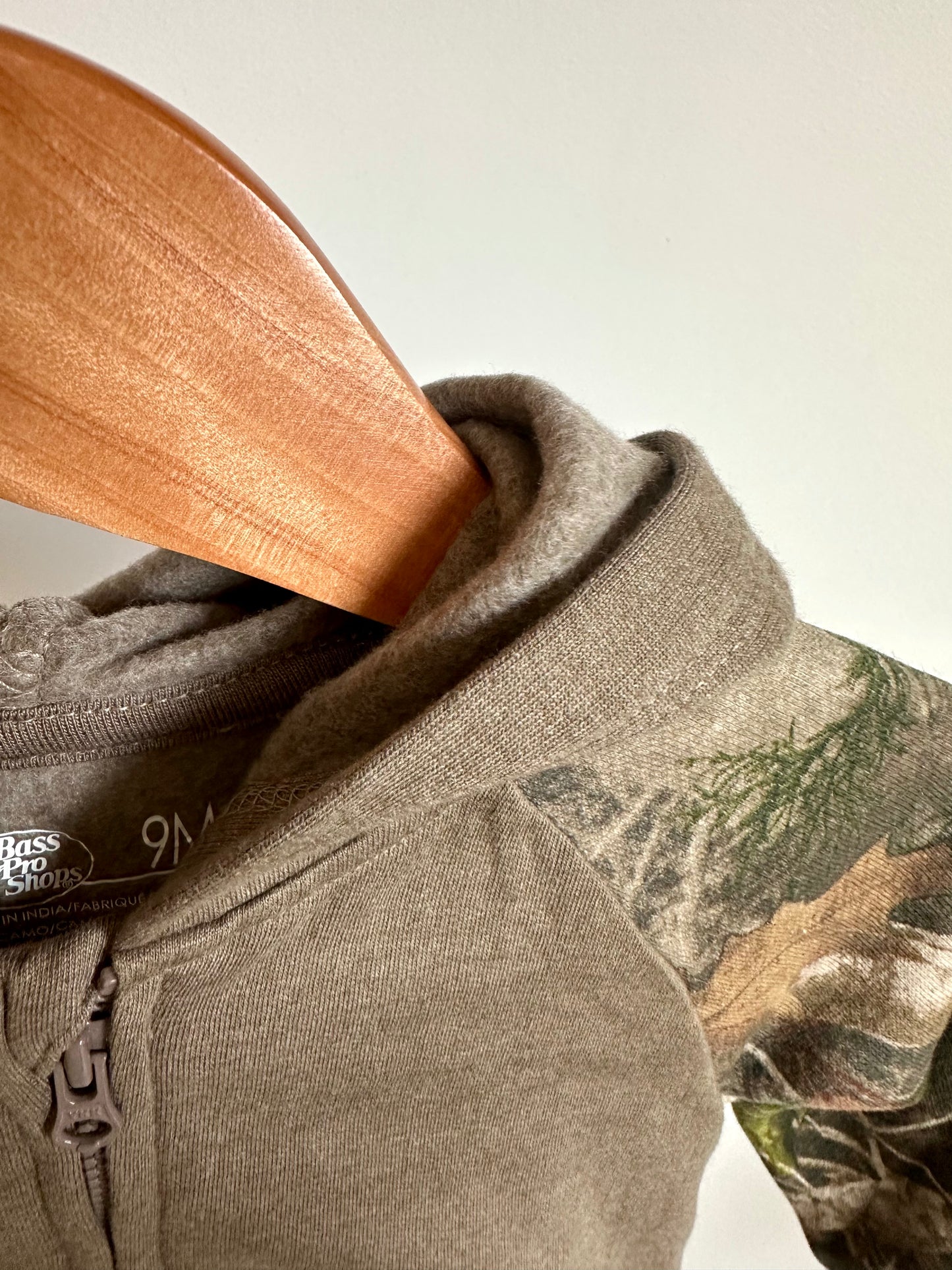 Camo Zipper Hoodie / 9m