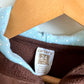 Brown Fleece Flower Hoodie / 24m