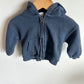 Slate Zipper Hoodie / 9-12m