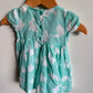 Mint Bunny Dress / 0-3m