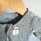 Organic Cotton Snowman Sleeper / 6m
