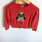 Owl Orange Sweater / 24m