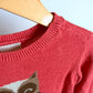 Owl Orange Sweater / 24m
