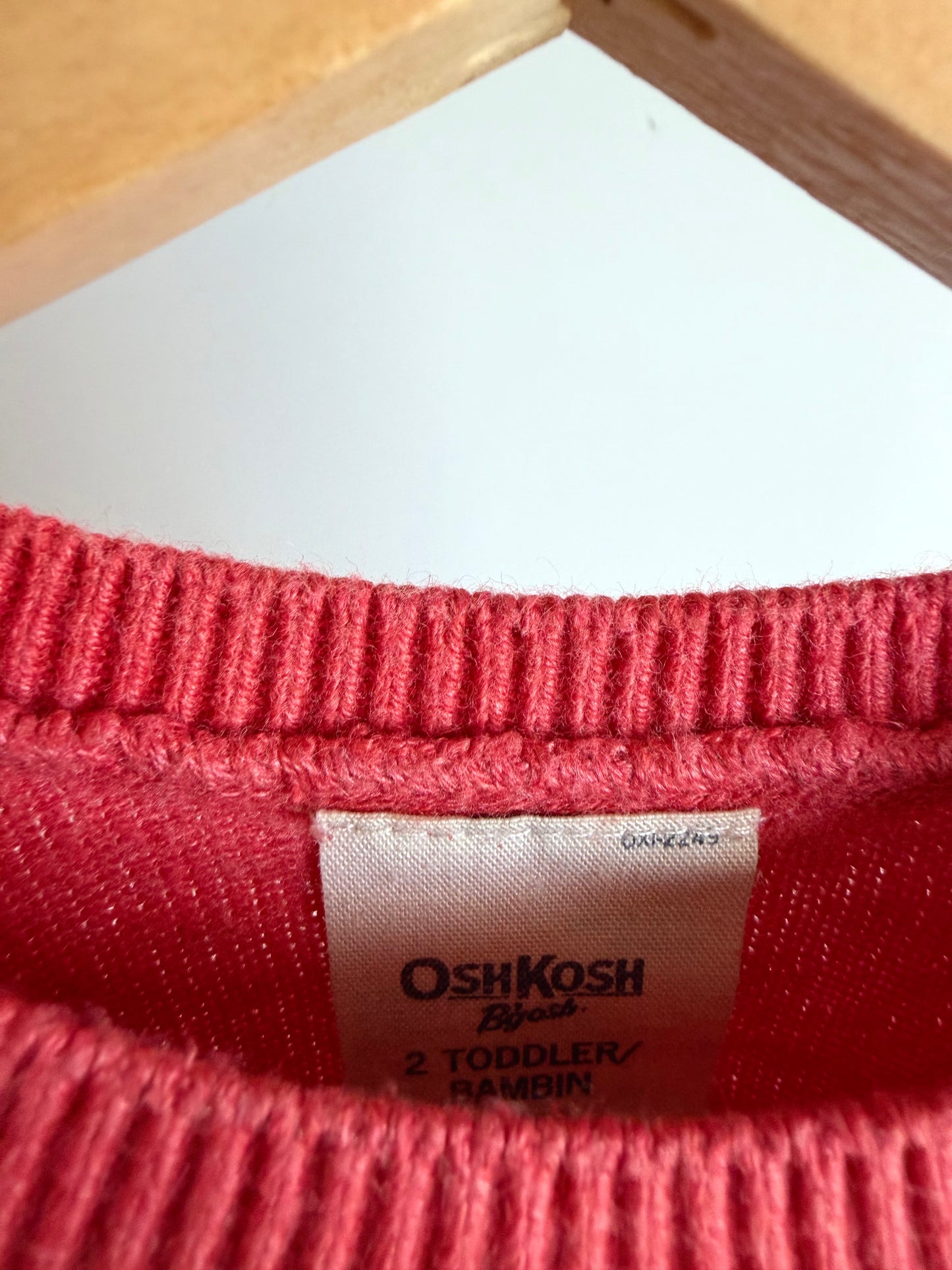 Owl Orange Sweater / 24m