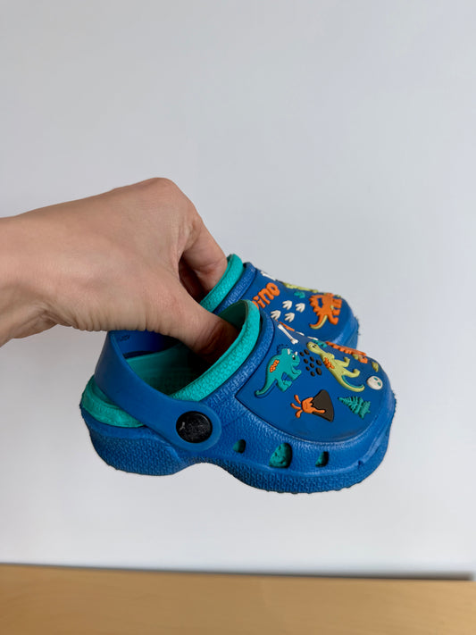 Dino Blue Sandals / Size 5 toddler
