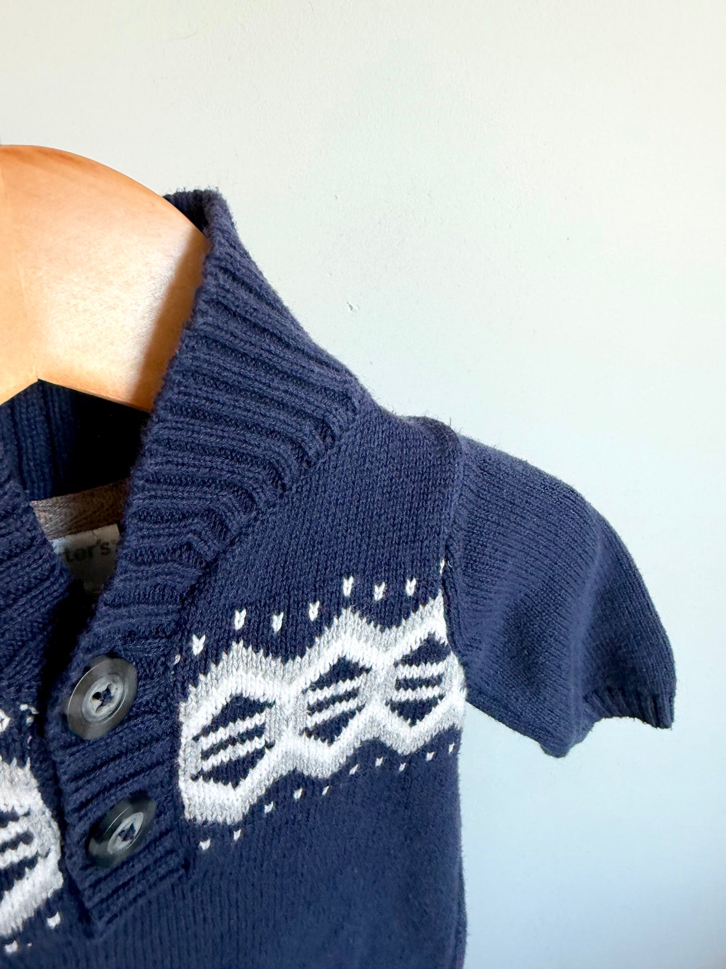 Navy Aztec Pattern Jumpsuit / 3m