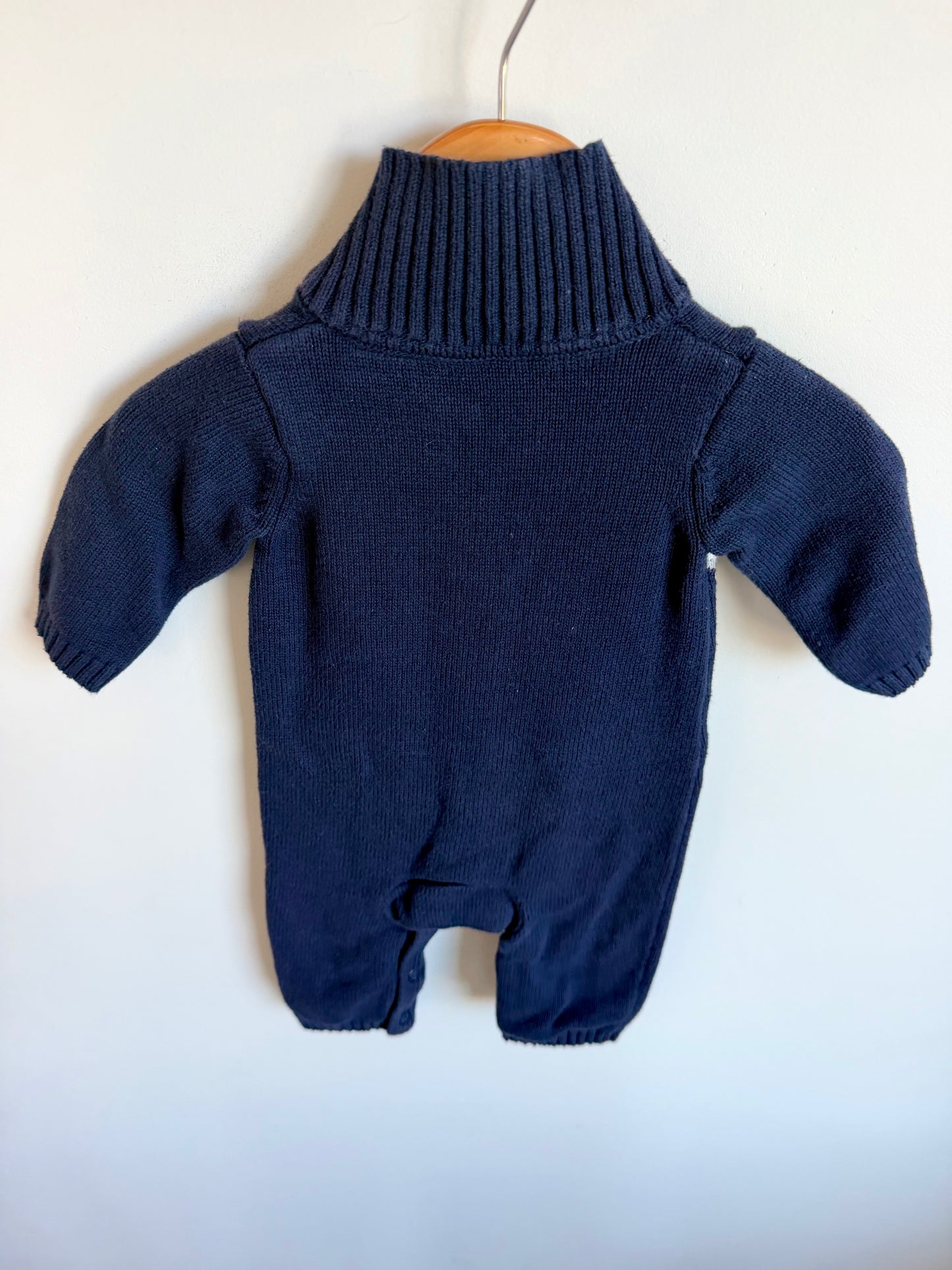 Navy Aztec Pattern Jumpsuit / 3m