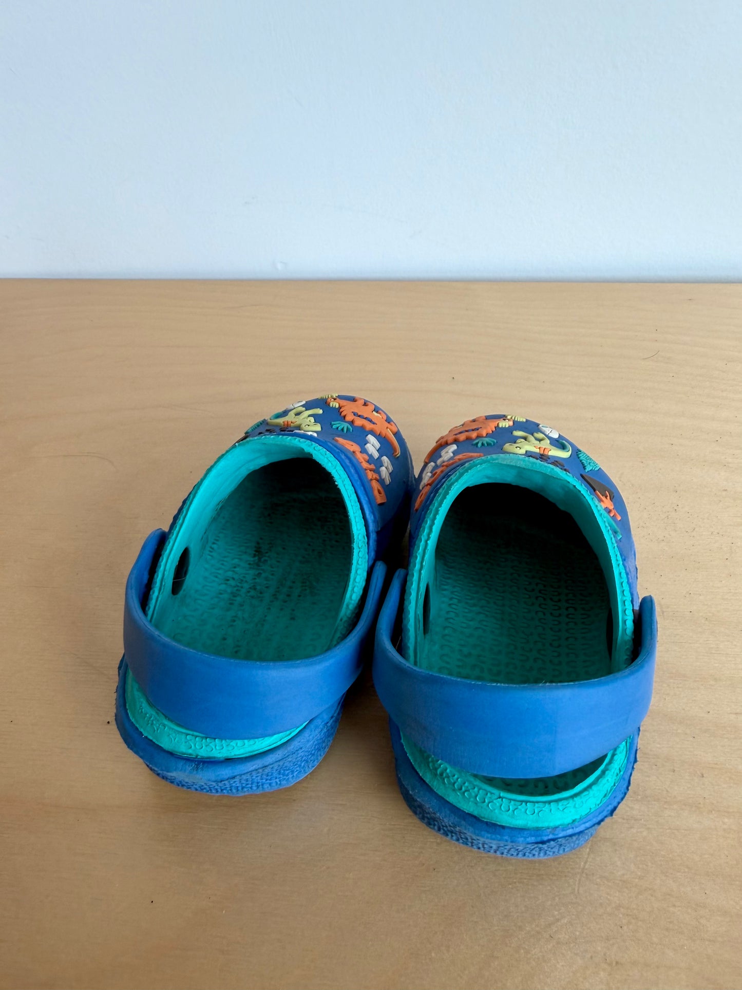 Dino Blue Sandals / Size 5 toddler