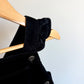Black Ruffle Strap Overalls (With tags) / 18-24m
