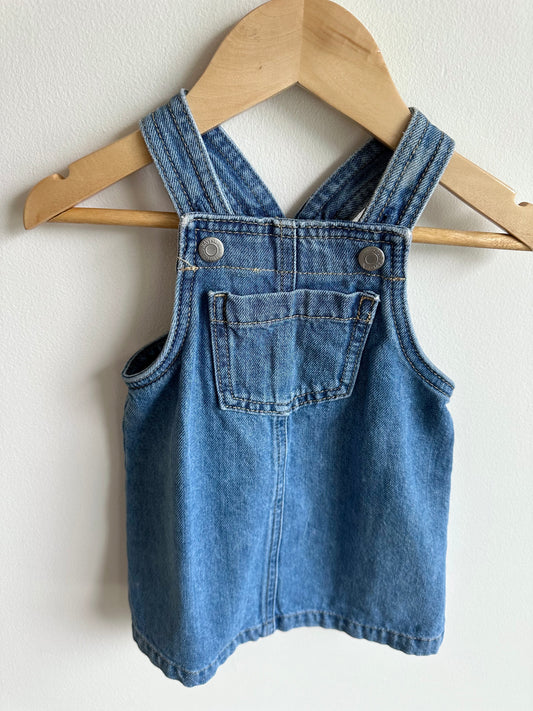 Denim Dress with Front Pocket / 12-18m