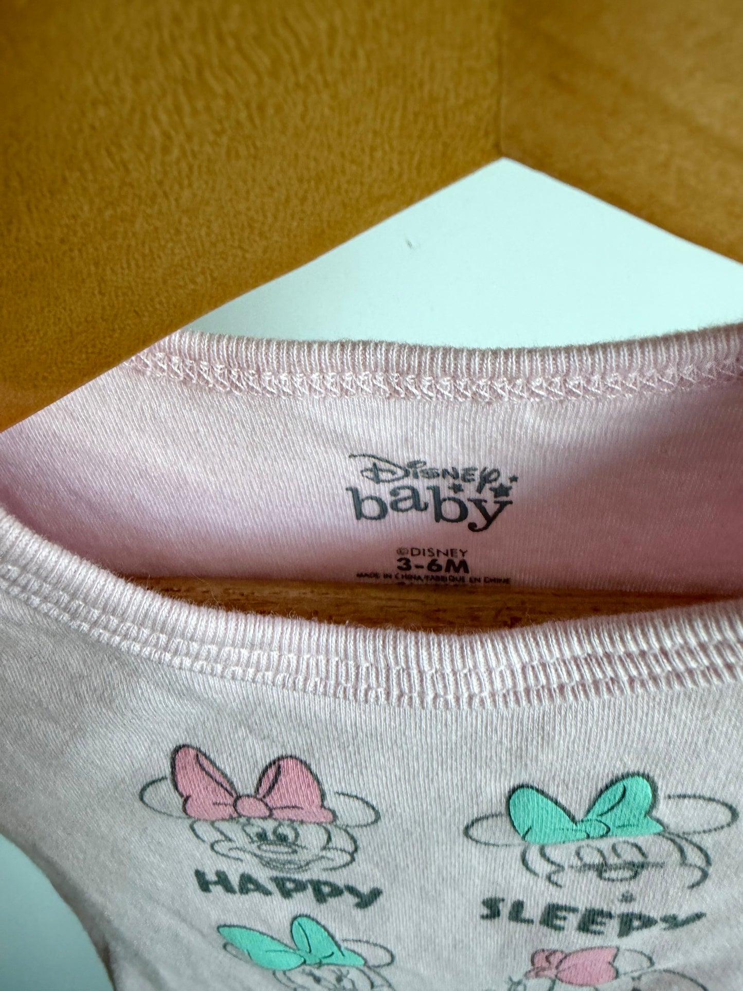 Minnie Mouse Emotion Bodysuit / 3-6m