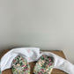 Floral Soft Sole Wrap Shoes / Size 6 Toddler?