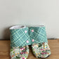 Floral Soft Sole Wrap Shoes / Size 6 Toddler?