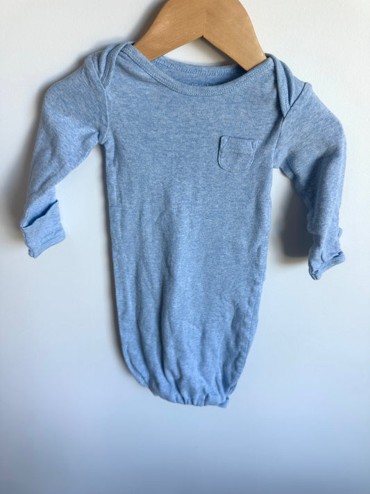 Blue Sleep Gown / 0-3m