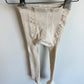 Grippy Footed White Tights / 6-12m?