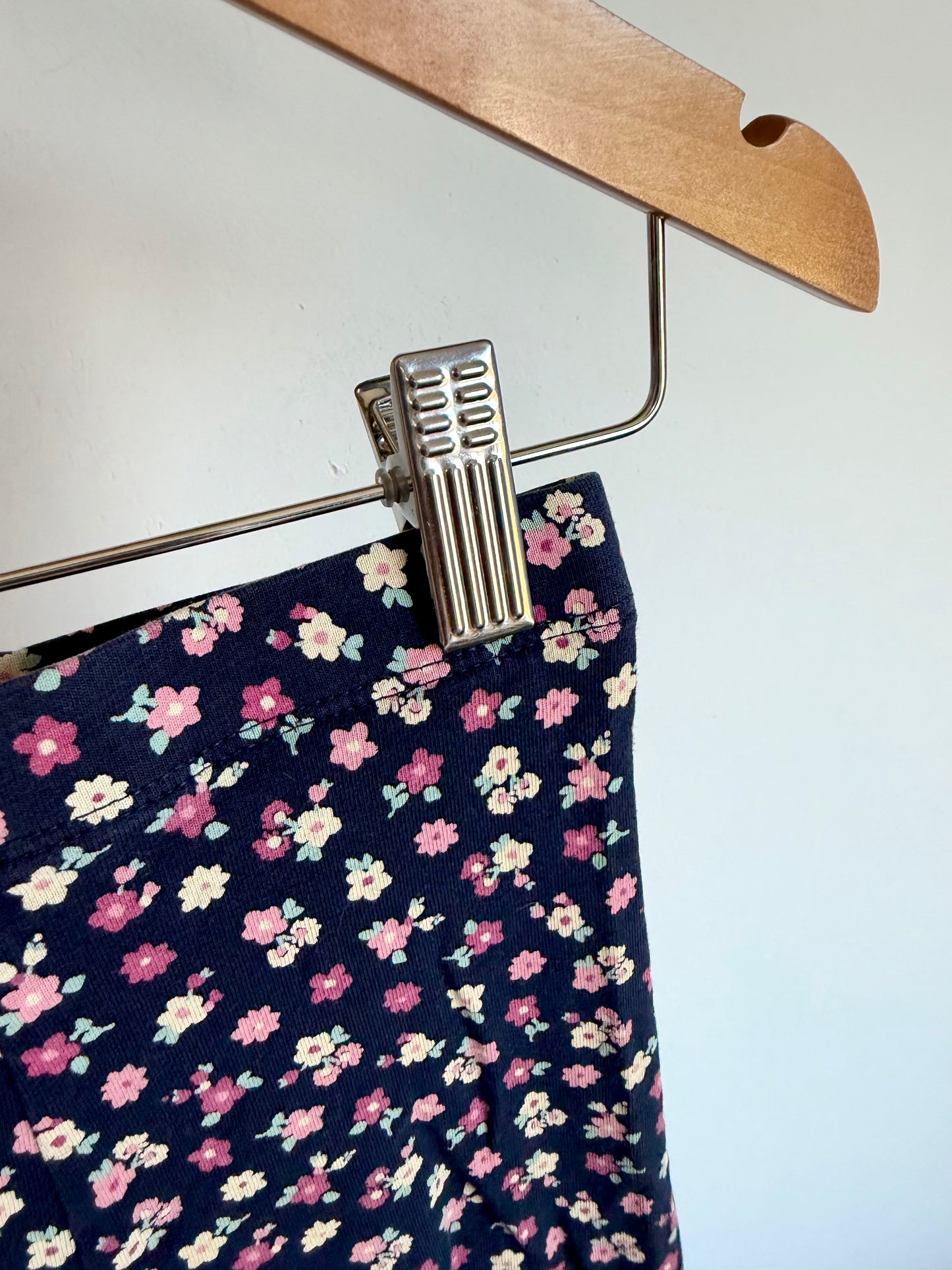 Navy Floral Leggings / 18m