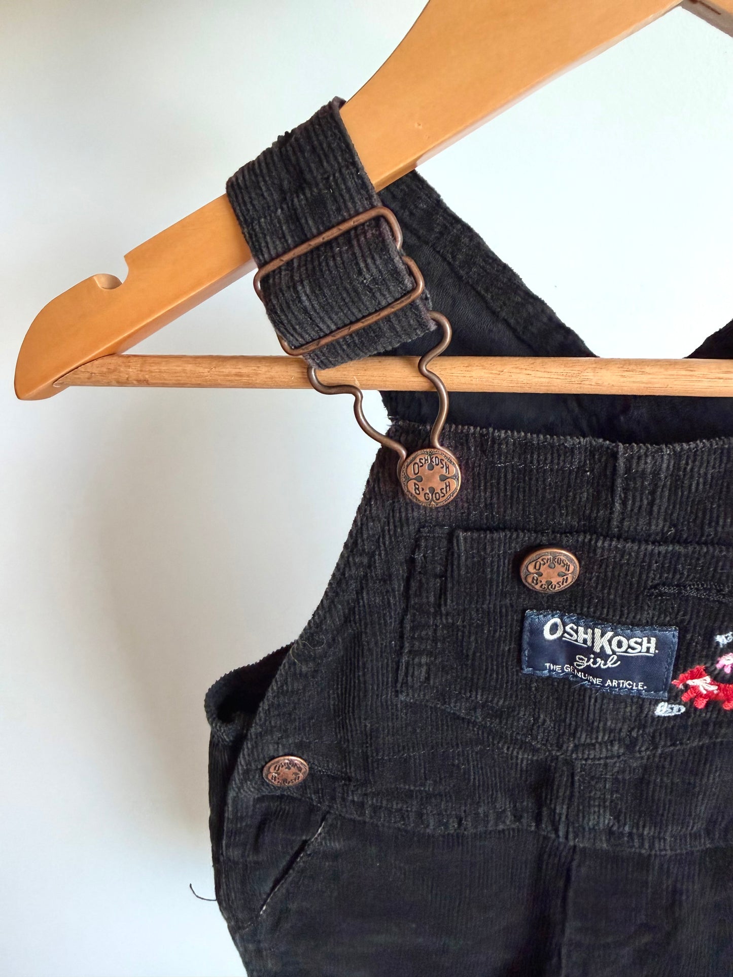 OshKosh Dog Embroidery Overalls / 3m