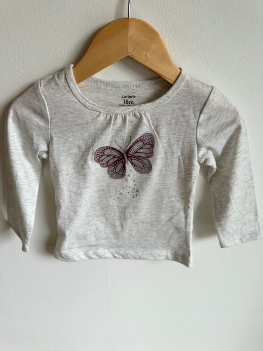 Butterfly Long Sleeve Top / 18m