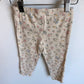 Cream Flowers Wave Hem Pants/ 24m