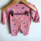 Butterfly Pink Sweater + Pants Set / 3-6m