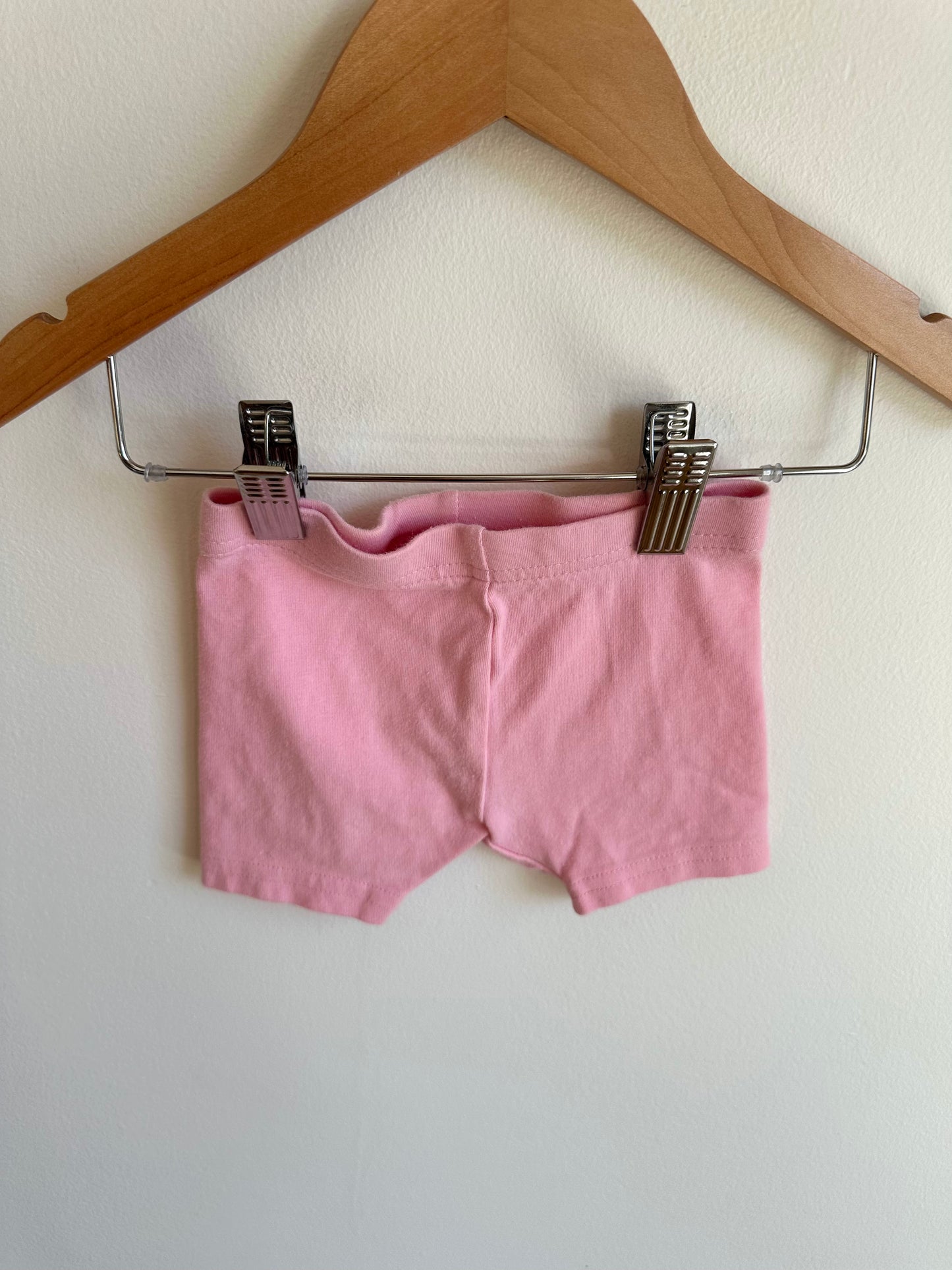 Pink Short Shorts / 6-12m