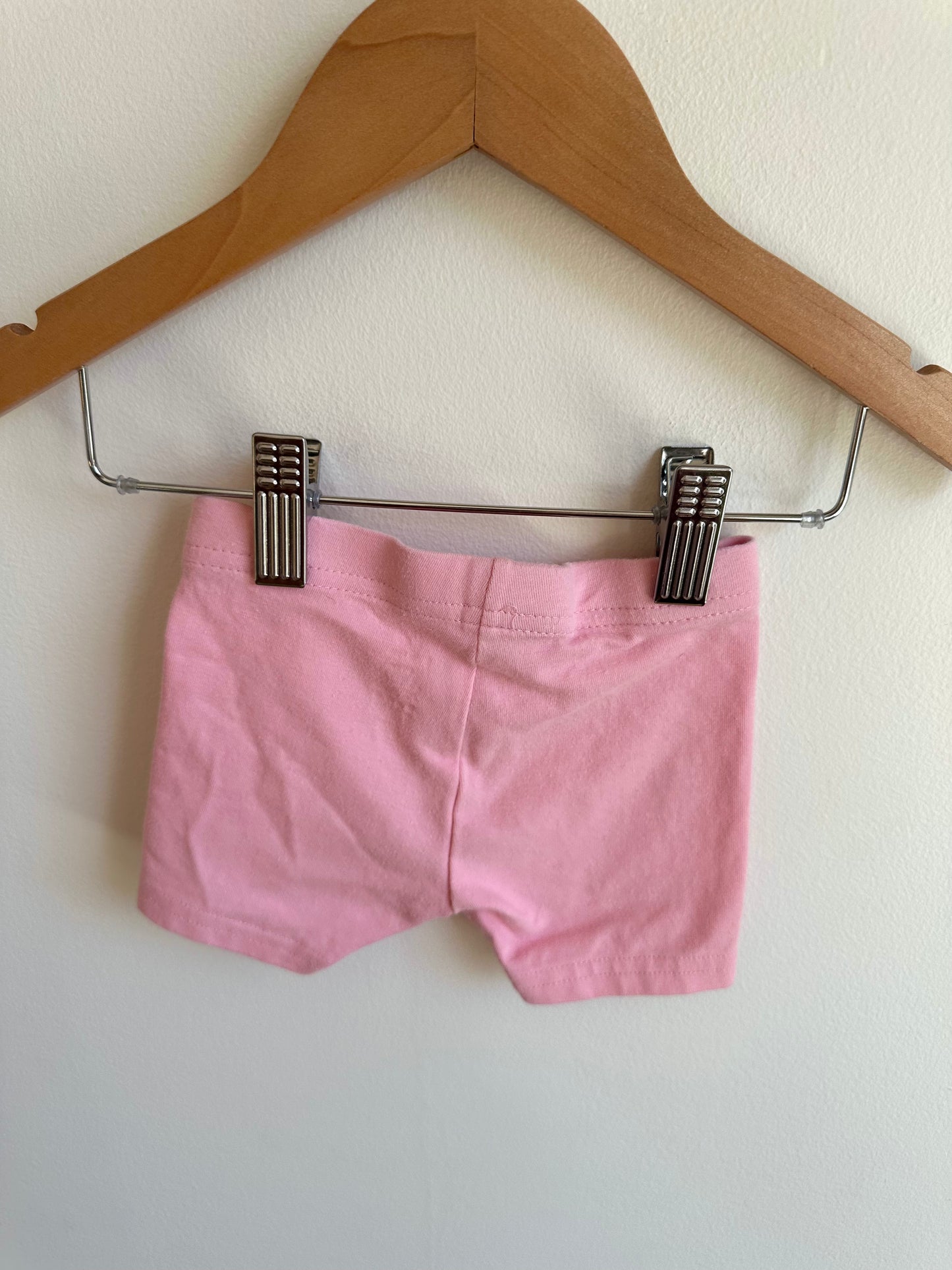 Pink Short Shorts / 6-12m