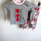 Love Heart PJ Set / 12-18m