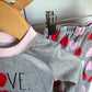 Love Heart PJ Set / 12-18m