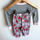 Love Heart PJ Set / 12-18m