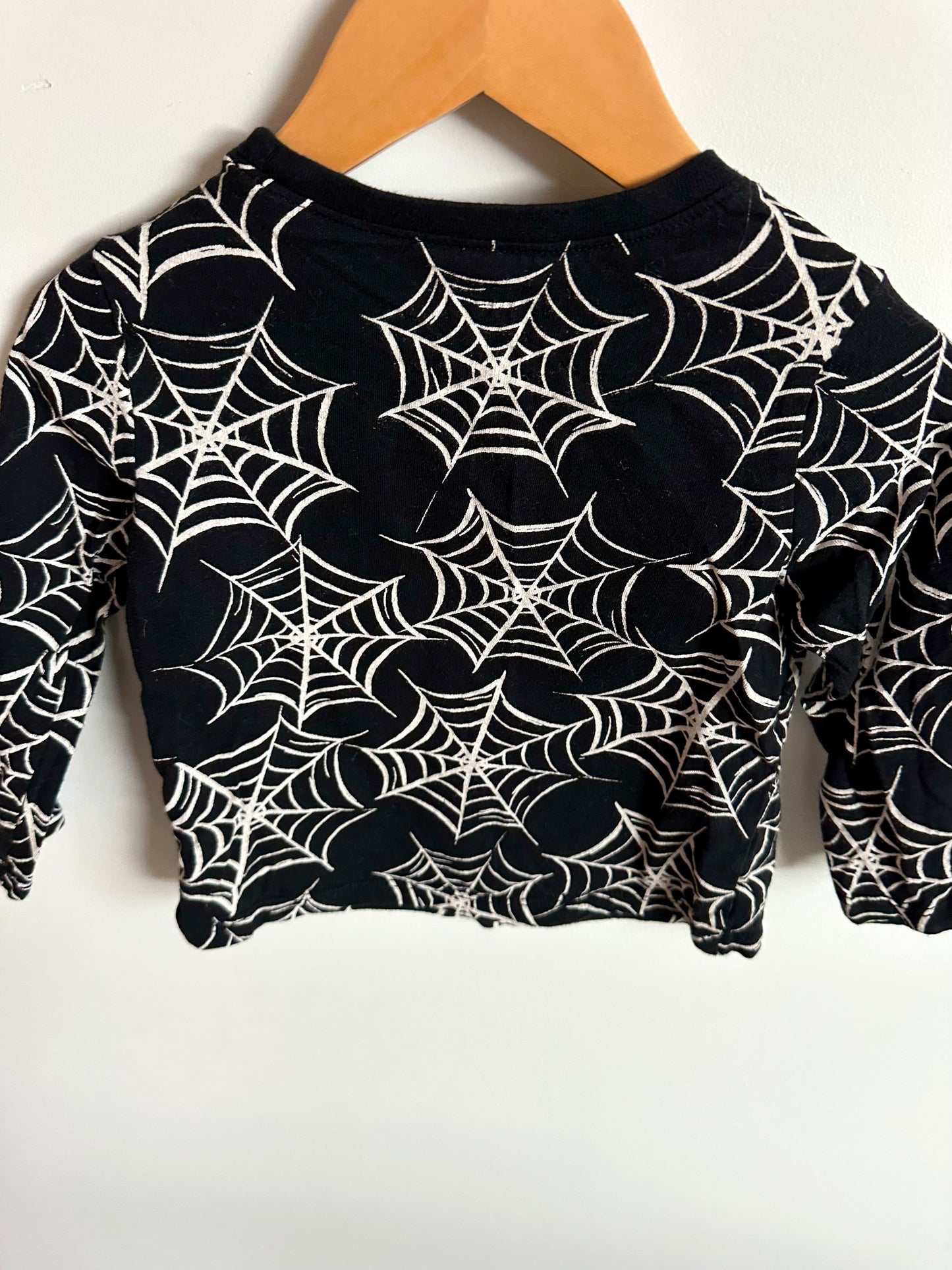 Spiderweb Pattern Long Sleeve Top / 2T