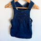 Heart Denim Like Overall Dress / 18-24m