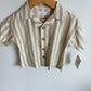 Stripe Button Up Top (With Tags) / 18-24m