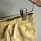 Organic Yellow Patterned Shorts / 18-24m