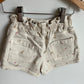 Zara Stretch Jean Floral Shorts / 5 years