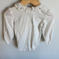 Lace Collar White Bodysuit / 18-24m