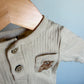 Teddy Bear Pocket Bodysuit / 0-3m