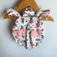 Romper Heart Fruit + Hat Set / 6m?