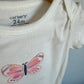Butterfly Embroidery Bodysuit / 24m