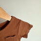 Carmel Organic Ribbed Top / 18m
