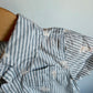 Bunny Striped Button Up T-Shirt / 0-3m