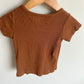 Carmel Organic Ribbed Top / 18m