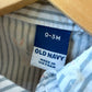 Bunny Striped Button Up T-Shirt / 0-3m