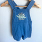 Blue Dino Overalls / 12m