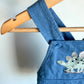 Blue Dino Overalls / 12m
