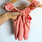 Peach Ruffle Sleeve Tank Top / 5T