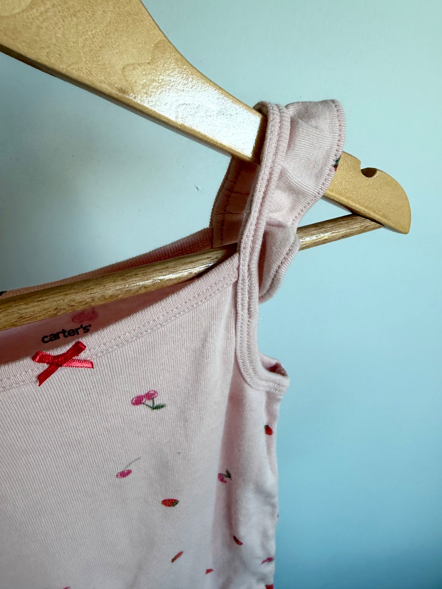 Strawberry Cherry Bodysuit / 24m